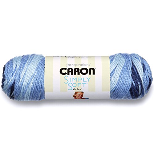 Caron Simply Soft Ombre Garn, ca. 141 g, Avocado mit Farbverlauf Sat Blue Jeans Caron Simply Soft Ombre Garn, ca. 141 g, Avocado mit Farbverlauf Sat Blue Jeans von Caron