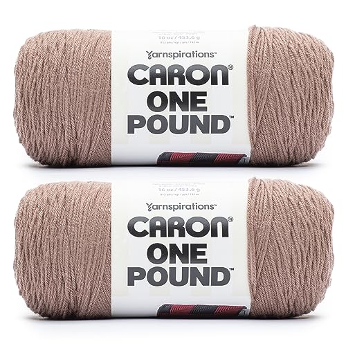 Caron 1 Pfund Garn, Trüffel, 2 Stück Caron 1 Pfund Garn, Trüffel, 2 Stück von Caron
