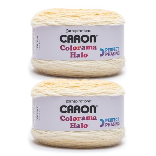 Caron 29107676008P02 Colorama Halo Cake Garn, Bienenwachs Frost Caron 29107676008P02 Colorama Halo Cake Garn, Bienenwachs Frost von Bernat