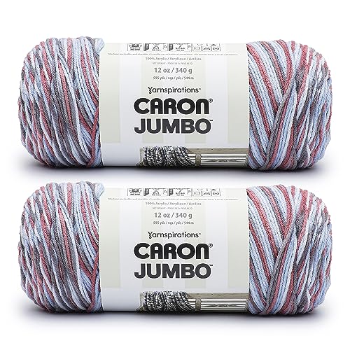 Caron 29400909044P02 Jumbo Garn, Acryl, Berry Ice, 2 Pack, 2 stück Caron 29400909044P02 Jumbo Garn, Acryl, Berry Ice, 2 Pack, 2 stück von Caron