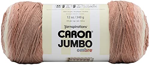 Caron 29661919005 Yarn Sepia Garn mit Jumbo-Print OMB, Acryl von Caron
