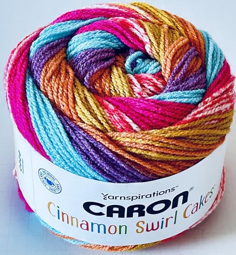 Caron Cinnamon Swirl Cakes Garn, Berry Twist Caron Cinnamon Swirl Cakes Garn, Berry Twist von Caron