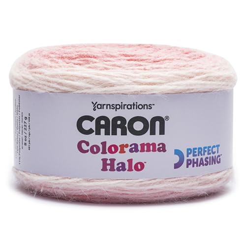 Caron Colorama Halo Garn, 227 g, Rosa Frost Caron Colorama Halo Garn, 227 g, Rosa Frost von Caron