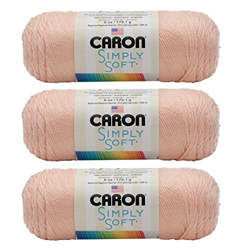 Caron Einfach weich Garn, Acryl, Light Country Peach, 6oz, 3 Caron Einfach weich Garn, Acryl, Light Country Peach, 6oz, 3 von Caron