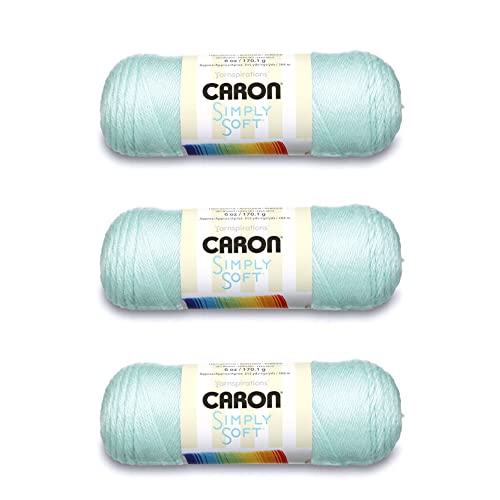Caron Simply Soft Green Garn – 3 Packungen mit 170 g – Acryl – 4 Medium (Kammgarn) – 300 Meter – Stricken, Häkeln und Basteln Caron Simply Soft Green Garn – 3 Packungen mit 170 g – Acryl – 4 Medium (Kammgarn) – 300 Meter – Stricken, Häkeln und Basteln von Caron