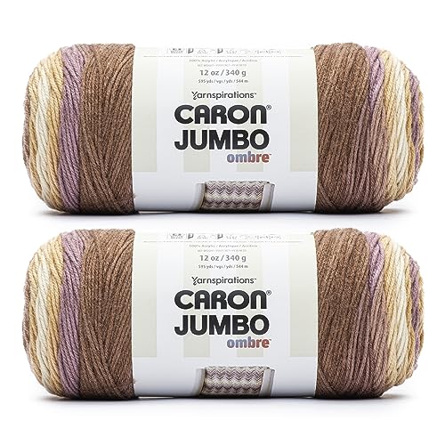 Caron Jumbo-Ombré-Garn, 2 Stück, Muschel Caron Jumbo-Ombré-Garn, 2 Stück, Muschel von Caron