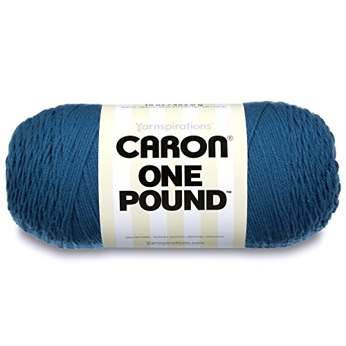 Caron One Pound Solids Garn, Stärke 4, 100% Acryl, für Häkeln, Stricken und Basteln, 1 Stück von Caron