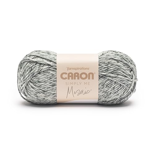 Caron Simply Me Mosaik-Garn mit Nachthimmel-Motiv, 62% Acryl, 20% Nylon, 18% Wolle, Nr. 5 sperrig, 170 m, 2 Stück von Caron