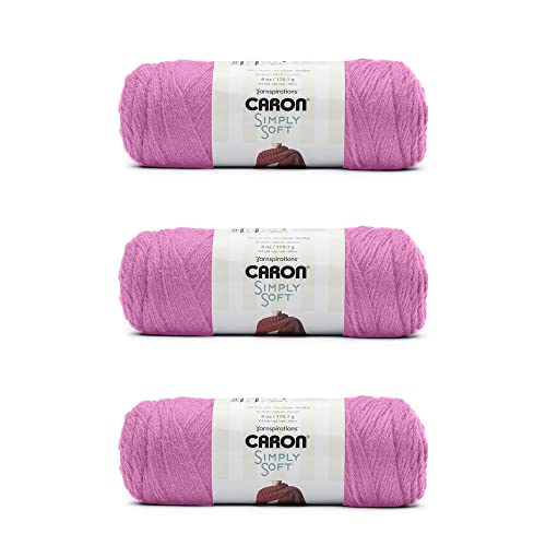 Caron Simply Soft Garn, BlackBerry, 3 Stück Caron Simply Soft Garn, BlackBerry, 3 Stück von Caron