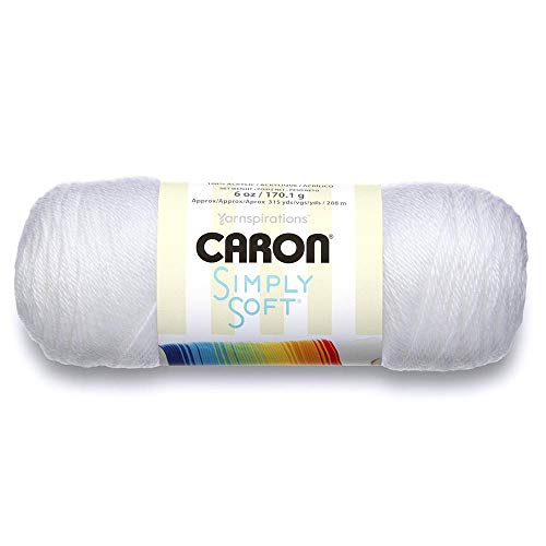 Caron Simply Soft Garn weiß Caron Simply Soft Garn weiß von Caron