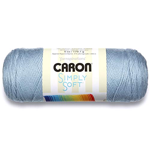 Caron Simply Soft H97003 Garn, 288 m, Light Country Blue, 6 oz von Caron