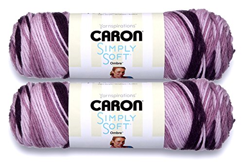Simply Soft Ombres Garn, Traubenviolett von Caron