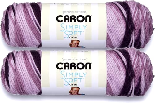 Simply Soft Ombres Garn, Traubenviolett von Caron