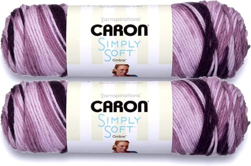 Simply Soft Ombres Garn, Traubenviolett von Caron