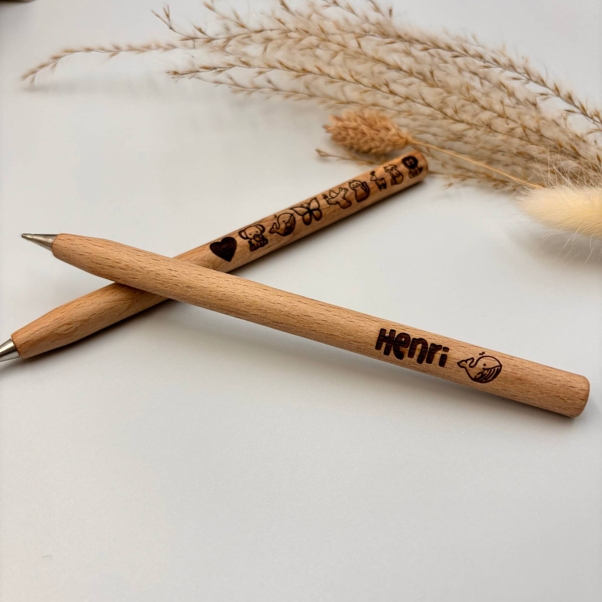 Kugelschreiber Aus Holz Mit Namensgravur | Personalisierter Kugelschreiber Aus Holz Mit Namensgravur | Personalisierter von CarosBabyzauber