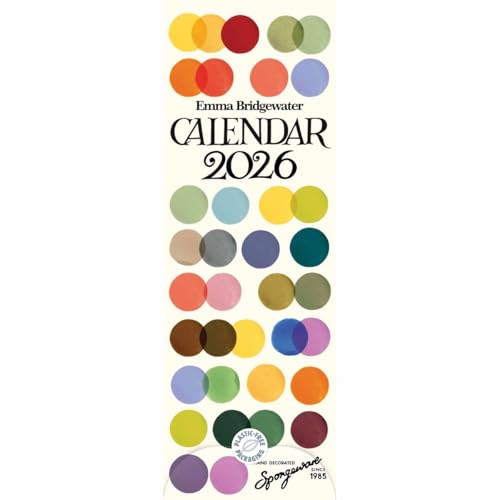 Carousel Worldwide, Emma Bridgewater Farbpalette 2026 schmaler Wandkalender von Carousel Worldwide