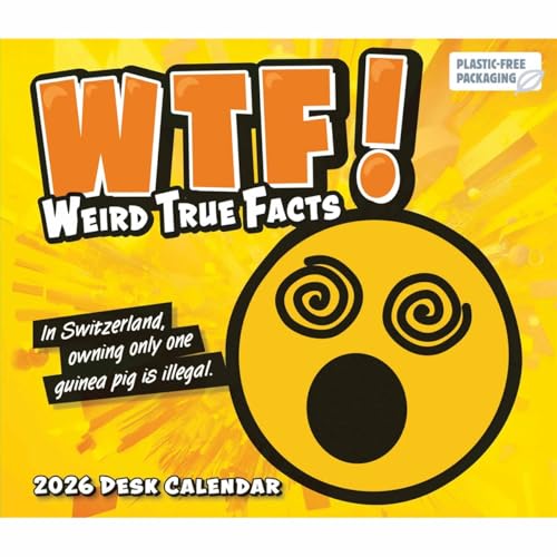 Carousel Worldwide, WTF: Weird True Facts Tischkalender 2026 Staffelei von Carousel Worldwide