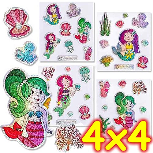 140 Sticker * MEERJUNGFRAU & NIXEN * als Mitgebsel, Geschenk oder zum Basteln | Seamaid Aufkleber zum Kindergeburtstag und Mottoparty | plus Stickerbuch 140 Sticker * MEERJUNGFRAU & NIXEN * als Mitgebsel, Geschenk oder zum Basteln | Seamaid Aufkleber zum Kindergeburtstag und Mottoparty | plus Stickerbuch von Carpeta