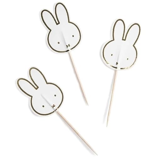 8 Partypicker * SÜSSES HÄSCHEN * als Deko zum Kindergeburtstag und Party | 10cm, aus Papier und Holz | Party Picks Picker Kinder Geburtstag Hase Osterhase Ostern 8 Partypicker * SÜSSES HÄSCHEN * als Deko zum Kindergeburtstag und Party | 10cm, aus Papier und Holz | Party Picks Picker Kinder Geburtstag Hase Osterhase Ostern von Carpeta