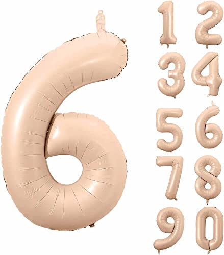 Folienballons * KARAMELL * Zahl 0 bis 9 als Deko für Geburtstag und Party | 80cm groß | Caramel Rose Matt Zahlen Kindergeburtstag Partydeko Ballon Luftballon, Edition: 6. Geburtstag Folienballons * KARAMELL * Zahl 0 bis 9 als Deko für Geburtstag und Party | 80cm groß | Caramel Rose Matt Zahlen Kindergeburtstag Partydeko Ballon Luftballon, Edition: 6. Geburtstag von Carpeta