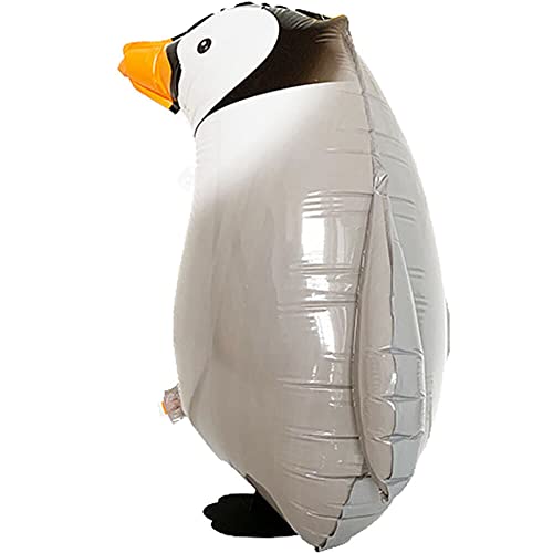 Airwalker Folienballons * Laufende Tiere * als Deko für Geburtstag und Party | 34-115cm groß | Walking Animals Kinder Kindergeburtstag Partydeko Luftballons Ballons, Edition: Pinguin von Carpeta