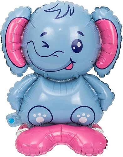 Folienballons * SÜSSE TIERE * als Deko für Geburtstag und Party | Stehende Luftballons, 37-47cm groß | Safari Dschungel Bauernhof Kinder Kindergeburtstag Partydeko Ballons, Edition: Elefant Folienballons * SÜSSE TIERE * als Deko für Geburtstag und Party | Stehende Luftballons, 37-47cm groß | Safari Dschungel Bauernhof Kinder Kindergeburtstag Partydeko Ballons, Edition: Elefant von Carpeta