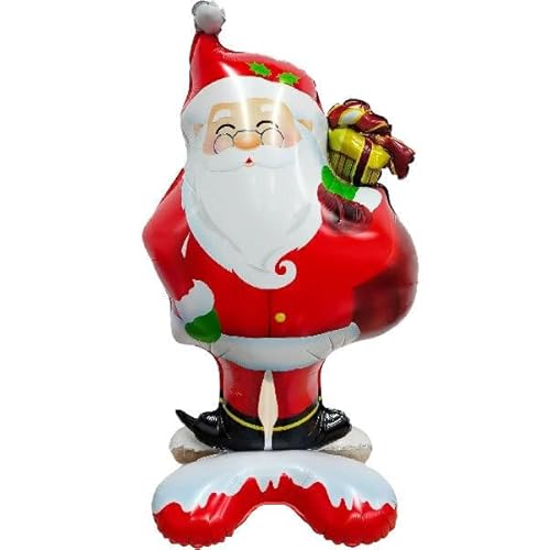 Folienballons * WEIHNACHTEN * als Deko für die Adventszeit | Advent Nikolaus Weihnachtsmann Kinder Kindergeburtstag Partydeko Ballons Luftballons, Edition: Stehballon Nikolaus, 68x120cm Folienballons * WEIHNACHTEN * als Deko für die Adventszeit | Advent Nikolaus Weihnachtsmann Kinder Kindergeburtstag Partydeko Ballons Luftballons, Edition: Stehballon Nikolaus, 68x120cm von Carpeta