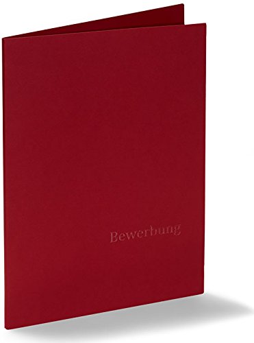 Fünf 4-teilige Bewerbungsmappen Executive-Exclusiv Plus - Rubinrot - mit Prägung Fünf 4-teilige Bewerbungsmappen Executive-Exclusiv Plus - Rubinrot - mit Prägung von Carpeta