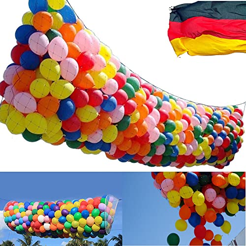 Luftballon Fallnetze als Deko für Geburtstag, Party und Jubiläum | Wiederverwendbare Ballonfallnetze | Ballons fallen von der Decke | Netz Kindergeburtstag, Edition: Fallnetz für 1500 Luftballons von Carpeta
