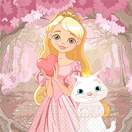 Party Set * Prinzessin * für Kindergeburtstag und Mottoparty | Geschirr, Deko und Mitgebsel für Mädchen Geburtstag | Rosa Pink Kinder Party, Edition: 20 Servietten, 33cm Party Set * Prinzessin * für Kindergeburtstag und Mottoparty | Geschirr, Deko und Mitgebsel für Mädchen Geburtstag | Rosa Pink Kinder Party, Edition: 20 Servietten, 33cm von Carpeta