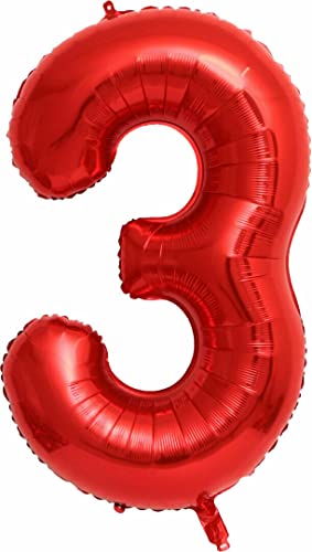 Rote Folienballons Zahl 0 bis 9 als Deko für Geburtstag und Party | 80cm groß | Kinder Zahlen Kindergeburtstag Partydeko Rot Red Liebe Folienballon Ballon Luftballon, Edition: 3. Geburtstag Rote Folienballons Zahl 0 bis 9 als Deko für Geburtstag und Party | 80cm groß | Kinder Zahlen Kindergeburtstag Partydeko Rot Red Liebe Folienballon Ballon Luftballon, Edition: 3. Geburtstag von Carpeta