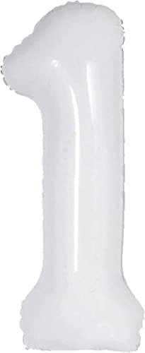 Weiße Folienballons Zahl 0 bis 9 als Deko für Hochzeit, Geburtstag und Party | 80cm groß | Zahlen Kindergeburtstag Partydeko Folienballon Ballon Luftballon, Edition: 1. Geburtstag Weiße Folienballons Zahl 0 bis 9 als Deko für Hochzeit, Geburtstag und Party | 80cm groß | Zahlen Kindergeburtstag Partydeko Folienballon Ballon Luftballon, Edition: 1. Geburtstag von Carpeta