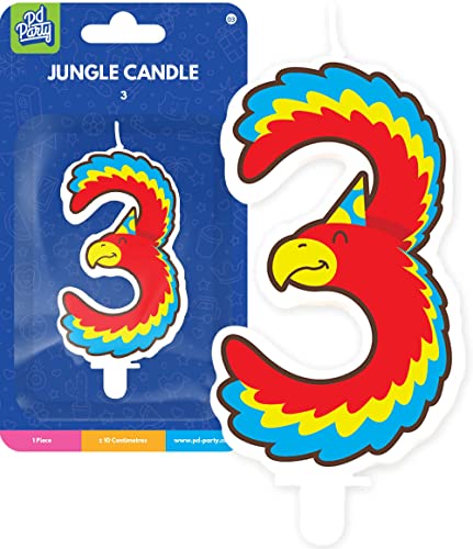 Zahlenkerze von 0-9 mit Steckfuß als Deko für Kindergeburtstag | ca. 10cm x 4,5cm groß | Safari Zoo Tiere Zootiere Geburtstag Geburtstagskerze Zahlen Kerze, Modell Name: Zahl 3 - Adler Zahlenkerze von 0-9 mit Steckfuß als Deko für Kindergeburtstag | ca. 10cm x 4,5cm groß | Safari Zoo Tiere Zootiere Geburtstag Geburtstagskerze Zahlen Kerze, Modell Name: Zahl 3 - Adler von Carpeta