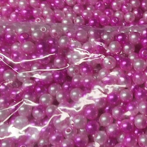 Künstliche Meerjungfrauen-Perlen, 8 mm, Farbverlauf, Schmuckherstellung für selbstgemachte Halsketten, Armbänder, Handy, hängende Seile, Hochzeitsdekoration, Vasenfüllung, 600 Stück (Rosé-Silberfarben Künstliche Meerjungfrauen-Perlen, 8 mm, Farbverlauf, Schmuckherstellung für selbstgemachte Halsketten, Armbänder, Handy, hängende Seile, Hochzeitsdekoration, Vasenfüllung, 600 Stück (Rosé-Silberfarben von Carporay