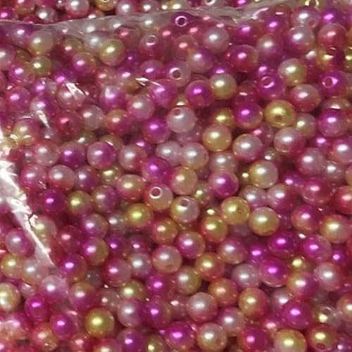 Künstliche Meerjungfrauen-Perlen, 8 mm, Farbverlauf, Schmuckherstellung für selbstgemachte Halsketten, Armbänder, Handy, hängende Seile, Hochzeitsdekoration, Vasenfüllung, 600 Stück (Rosengelb, 8 mm) Künstliche Meerjungfrauen-Perlen, 8 mm, Farbverlauf, Schmuckherstellung für selbstgemachte Halsketten, Armbänder, Handy, hängende Seile, Hochzeitsdekoration, Vasenfüllung, 600 Stück (Rosengelb, 8 mm) von Carporay