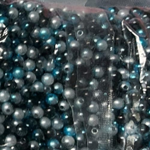 Perlenperlen, 6 mm, Farbverlauf, künstliche Meerjungfrauen-Perlen, Schmuckherstellung für selbstgemachte Halsketten, Armbänder, Handy, hängende Seile, Hochzeitsdekoration, Vasenfüllung (Schwarz, Blau Perlenperlen, 6 mm, Farbverlauf, künstliche Meerjungfrauen-Perlen, Schmuckherstellung für selbstgemachte Halsketten, Armbänder, Handy, hängende Seile, Hochzeitsdekoration, Vasenfüllung (Schwarz, Blau von Carporay