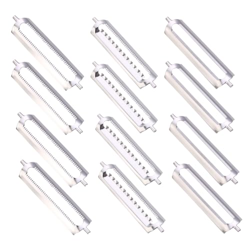 12er-Pack Ersatzschälklingen, Schälerklingen, Kartoffelschäler, Kartoffelschäler mit Flachschliff-Ersatzklingen, einfache Installation 12er-Pack Ersatzschälklingen, Schälerklingen, Kartoffelschäler, Kartoffelschäler mit Flachschliff-Ersatzklingen, einfache Installation von Carreneu