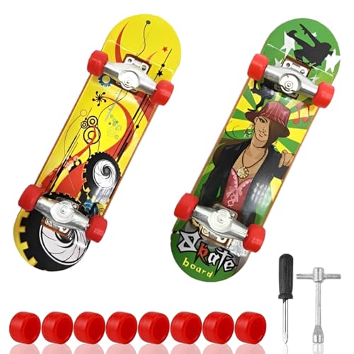2 Stück Finger Skateboard,Fingerspitzen-Skateboard mit Werkzeugen,Fingerboard,Mini Skateboard,Fingerskateboards set,Fingerskateboard,Finger Spielzeug,Mitgebsel Jungs,Mini Skateboard für Schildkröte. 2 Stück Finger Skateboard,Fingerspitzen-Skateboard mit Werkzeugen,Fingerboard,Mini Skateboard,Fingerskateboards set,Fingerskateboard,Finger Spielzeug,Mitgebsel Jungs,Mini Skateboard für Schildkröte. von Carreneu