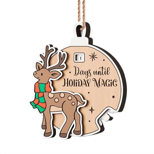 Countdown to Christmas Holz-Adventskalender, Weihnachts-Countdown-Hängeornament, Holzschild, Wanddekoration, C-hristmas Baumschmuck, C-ountdown bis C-hristmas Dekorationen Countdown to Christmas Holz-Adventskalender, Weihnachts-Countdown-Hängeornament, Holzschild, Wanddekoration, C-hristmas Baumschmuck, C-ountdown bis C-hristmas Dekorationen von Carroterr