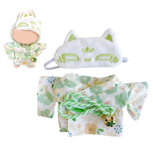 Puppenkleidungs-Set, 17 cm, niedliches buntes Outfit, geeignet für 17 cm große Puppen, weiche Kleidung, Ersatz, niedlicher Hut und Outfit-Set für 17 cm große Puppen, zum Verkleiden, einzigartiger Stil Puppenkleidungs-Set, 17 cm, niedliches buntes Outfit, geeignet für 17 cm große Puppen, weiche Kleidung, Ersatz, niedlicher Hut und Outfit-Set für 17 cm große Puppen, zum Verkleiden, einzigartiger Stil von Carroterr