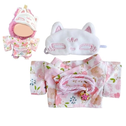 Puppenkleidungs-Set, 17 cm, niedliches buntes Outfit, geeignet für 17 cm große Puppen, weiche Kleidung, Ersatz, niedlicher Hut und Outfit-Set für 17 cm große Puppen, zum Verkleiden, einzigartiger Stil Puppenkleidungs-Set, 17 cm, niedliches buntes Outfit, geeignet für 17 cm große Puppen, weiche Kleidung, Ersatz, niedlicher Hut und Outfit-Set für 17 cm große Puppen, zum Verkleiden, einzigartiger Stil von Carroterr