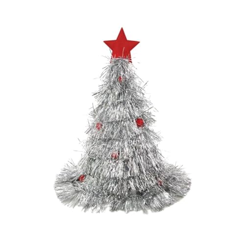 Weihnachtsmütze Fröhlicher Baum Geformter Hut Vlies Jahr Ornament Xmas Kopfbedeckung Hut C2Q6 Seide Liefert Frohe Neue Regen Party von Carroterr