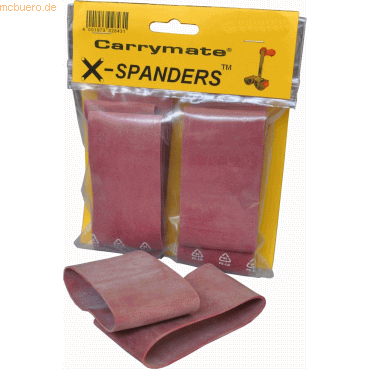 Carrymate Ersatzbelege X-Spanders / Pack. zu 4 Stück von Carrymate