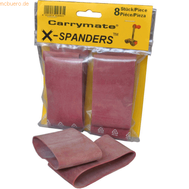 Carrymate Ersatzbelege X-Spanders / Pack. zu 8 Stück von Carrymate