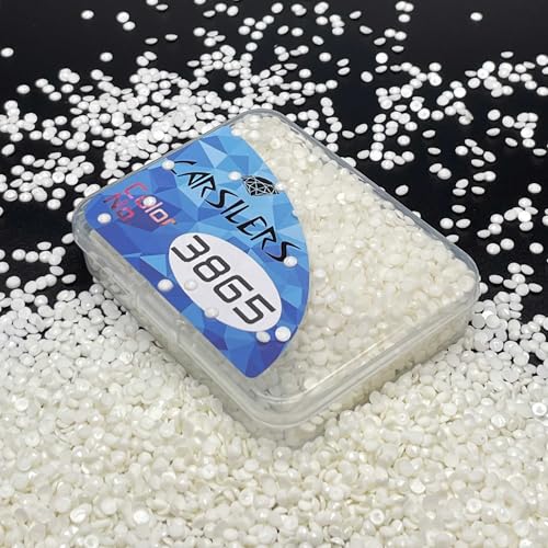 Carsilers Diamond painting ersatzsteine runde 3865,Diamant Malzubehör Perlen,Ersatz für fehlende Bohrer,Diamant painting steine nachbestellen einzeln,Ersatzbohrer,3500 Stück von Carsilers