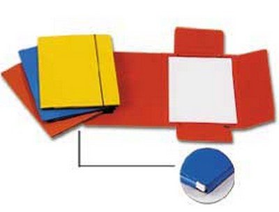 CART. GARDA - Mappe mit Gummiband 17 x 25 cm rot 40 [Packung mit 10 Stück von Cart. Garda