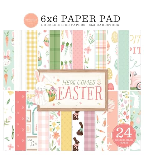 Carta Bella Double-Sided Paper Pad 6"X6" 24/Pkg-Here Comes Easter Carta Bella Double-Sided Paper Pad 6"X6" 24/Pkg-Here Comes Easter von Carta Bella