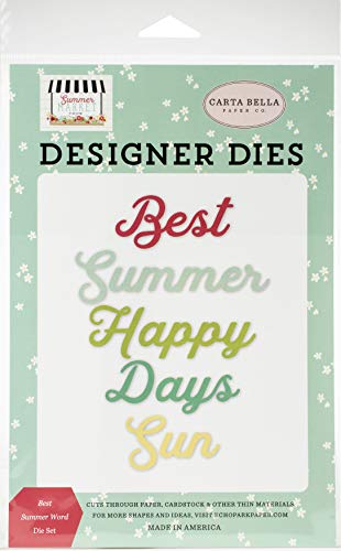 Carta Bella MKT DIE SUMMR, Best Summer, Summer Market, Einheitsgröße Carta Bella MKT DIE SUMMR, Best Summer, Summer Market, Einheitsgröße von Echo Park Paper