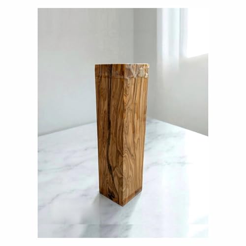 Olivenholz Block – Rohholz zum Drechseln, Schnitzen & Basteln | Nachhaltiges Massivholz für Drechselarbeiten & DIY-Projekte (24 * 6 * 6 cm) von Cartava