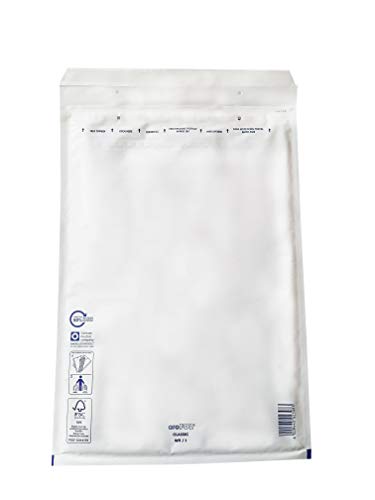Carte Dozio - Weiße gepolsterte Versandtaschen - Innenformat 295 x 445 mm - Packung mit 50 Stück von Carte Dozio
